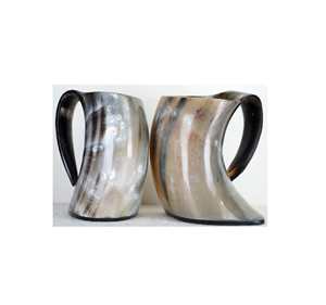 แก้วเขาสัตว์ทำมือ ดีไซน์สวยงาม ทนทาน พร้อมฐานตั้ง ปรับแต่งขนาดได้ ใช้โชว์ได้ และเป็นชุดเครื่องดื่มอเนกประสงค์ - Product Image 1