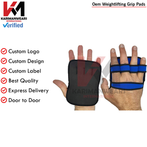 Pads antidérapants personnalisés avec logo pour hommes et femmes, pour la musculation, l'haltérophilie et les soulevés de terre - Fournisseur - Product Image 4