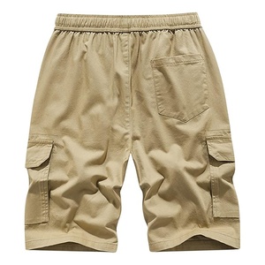 Shorts cargo décontractés pour hommes, design personnalisé, multi-poches, en toile infroissable 100% coton, style streetwear - Product Image 6