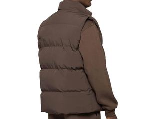 Chaleco Acolchado con Capucha para Hombre, Chaqueta sin Mangas para Exteriores, Ligero, Acolchado, para Invierno, Moda Urbana - Product Image 5