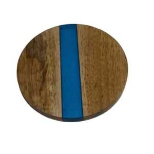 Posavasos Redondos Hechos a Mano de MDF de Tamaño Personalizado, 10 mm de Grosor, para Uso en el Hogar, Hoteles, Restaurantes, Bodas y Fiestas - Product Image 2