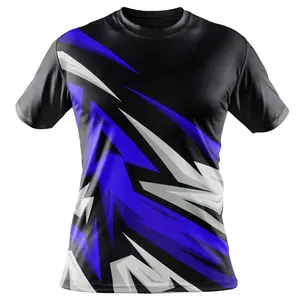 Neue Kollektion Günstiger Preis gebleichte Sublimations-T-Shirts 100% Polyester Stoff Custom New Design T-Shirts