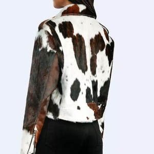 Veste en cuir de vachette pour femme de haute qualité, style décontracté, mode hiver, design personnalisé, vente chaude, vestes en cuir de vachette pour femme - Product Image 2