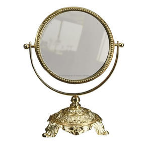 Miroir de table pour coiffeuse Style royal Facile à déplacer Miroir de bureau de luxe Meilleure vente en gros Miroir de maquillage pour dames Meilleurs prix - Product Image 1