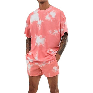 2026 Latest Design Summer Unisex 300gsm Two Piece T-shirts Shorts <b>Set</b> Streetwear Casual Men's Clothing Shorts t Shirt <b>Sets</b> - Product Image 4