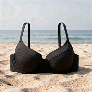 Sujetador con encaje de talla grande, ultrafino, con aros, cierre trasero ajustable, para busto grande, estilo europeo americano, Birlag Sports - Product Image 2