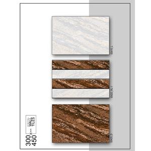 กระเบื้องบุผนังเซรามิกสีน้ำตาล ขนาด 300x450 มม. ผิวมัน กันลื่น ทนกรด สำหรับห้องครัวและห้องน้ำ - Product Image 2
