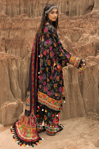 Nouvelles arrivées : robe afghane Kuchi pour femmes, élégante, à volants en dentelle, appliqués brodés, coupe ajustée, manches longues. - Product Image 2