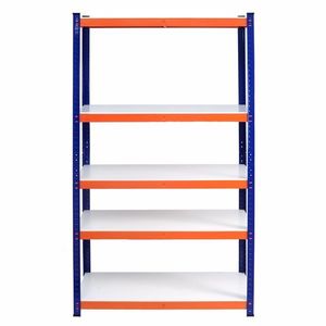 Scaffalature Metalliche Robuste da Garage da 2000 kg, Unità di Stoccaggio a 4 Livelli Regolabili, Scaffali Industriali per Organizzazione Utensili, Resistenti - Product Image 3