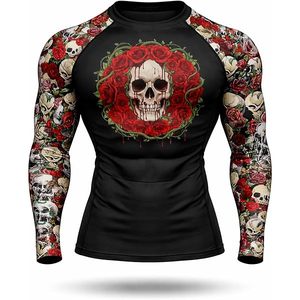 Rashguard BJJ - Haut de compression léger et respirant avec protection antibactérienne et anti-UV pour l'entraînement - Product Image 1