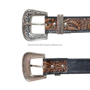 Ceintures d'outillage et accessoires en cuir occidental gaufré floral de fabrication de qualité durable personnalisation disponible - Product Image 6