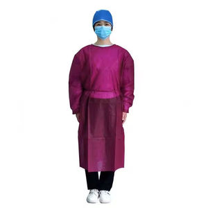 Batas de Paciente de Calidad Premium para Uso Hospitalario, Venta Caliente, Batas Personalizables para Hombre y Mujer con Bolsillos y Broches, Tela de Lana Peinada - Product Image 1