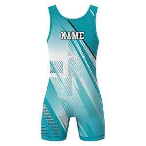 Custom Adult Men's Wrestling Singlets T-<b>Shirts</b> Uniform Front Logo Breathable Spandex/<b>Polyester</b> Heat-Transfer Printed 260g OEM - Product Image 3