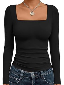 Camiseta de Manga Larga para Mujer, Cuello Redondo, Uso Diario, Fabricante y Proveedor de Moda - Product Image 3