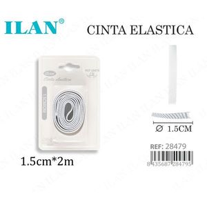 Nastro Elastico Ilan 1.5Cm X 2M Per Cucito e Artigianato - Product Image 1