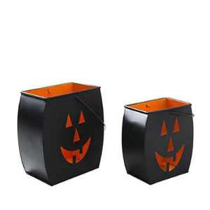 ชุดเชิงเทียนฮาโลวีนรูปฟักทอง 2 ชิ้น - Product Image 2