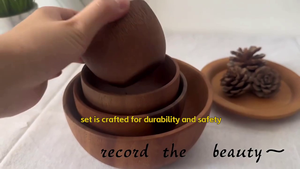 Tazón de Acacia Tallado a Mano, Moderno, Ecológico, Lavable, Sostenible, para Sopa de Fideos Chinos, para Restaurantes y Cocinas, ZF - Product Image 4