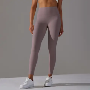 Leggings de yoga pour femmes grande taille, taille haute, séchage rapide, en Spandex/Nylon de haute qualité, pour la course à pied, le fitness, la gym et le sport - Product Image 5