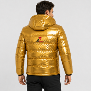 Veste matelassée à capuche, légère, isolante, imperméable, respirante, offrant une chaleur fiable, un confort élégant, une protection moderne - Product Image 3
