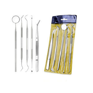 Ensemble d'instruments médicaux dentaires professionnels en acier, outils multiples, certifiés CE, poignée ergonomique, haute qualité, par Med Innovations - Product Image 1