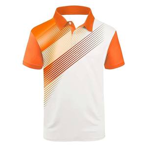 Polo de Golf Personalizado de Alta Calidad para Hombre, Manga Corta, Tejido Transpirable de Felpa, Logotipo Bordado e Impreso Digitalmente - Product Image 6