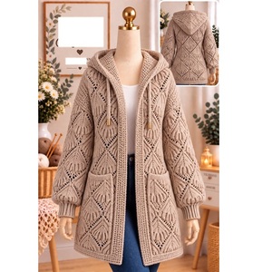 Suéteres 100% acrílico o algodón, calibre 12, para mujer, los más modernos, informales, para la temporada de invierno, proveedor de Bangladesh. - Product Image 2