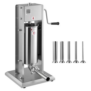 Insaccatrice Manuale per Salsicce 11 Libbre / 5 L, Macchina Verticale a Doppia Velocità per Riempimento Carne in Acciaio Inossidabile - Product Image 2