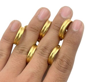 แหวนทองเหลืองชุบทอง18K ประดับอัญมณีธรรมชาติ - Product Image 3