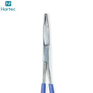 Pince de pêche antidérapante à poignée bleue, en acier inoxydable, à mâchoires droites, avec verrouillage, pour l'élimination des hameçons et le dégorger - Product Image 5