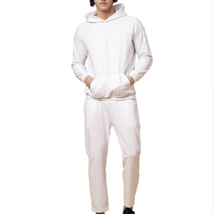 Conjunto Deportivo de Invierno para Hombre de la Mejor Calidad, Color Personalizado, Manga Larga, Sudadera de Felpa de Algodón, Pantalones Deportivos con Cintura Elástica, Transpirable y de Secado Rápido - Product Image 1