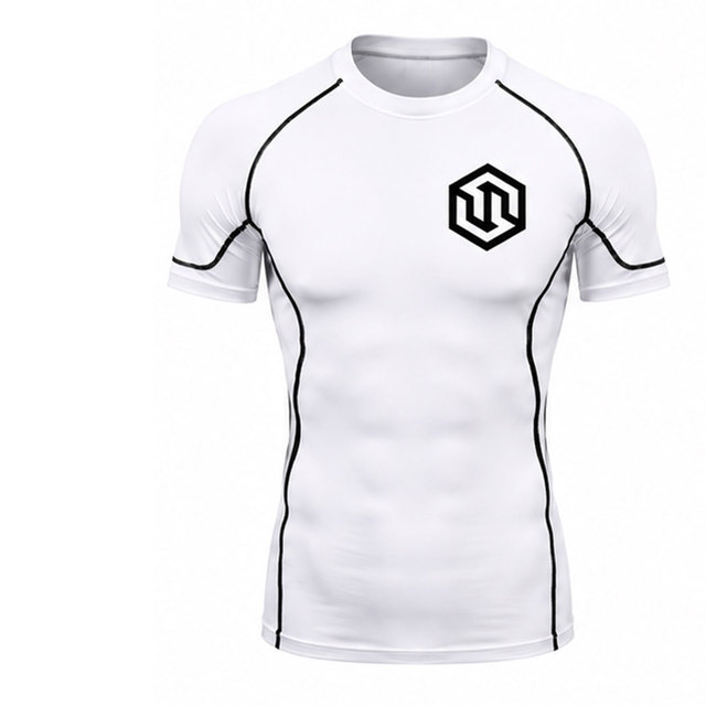 High-performance gym compression shirt designed to keep athletes cool, comfortable and supported while maximizing mobility