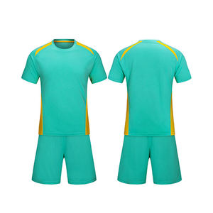Hot Sale Full Orange Soccer Kits Jersey Team Boys Kids Soccer Uniform Custom Football Uniforms Set - Product Image 1