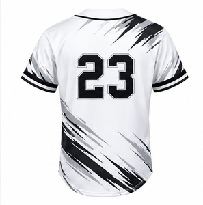 Nouveau design unique, maillot de baseball unisexe à manches courtes, vente en gros, grande taille, respirant, broderie 3D personnalisée, style américain - Product Image 5