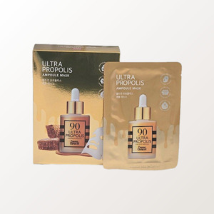 มาส์กหน้าบำรุงผิวแบบเกาหลี JAMINKYUNG Jamingyeong Propolis Ampoule Mask 20 กรัม 10 แผ่น มาส์กหน้าแผ่น มาส์กหน้าแบบเกาหลี - Product Image 5