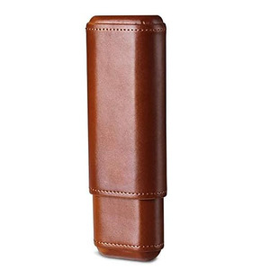 Estuche para cigarros de cuero de alta calidad con organizador integrado y cortador integrado para un almacenamiento y organización premium. - Product Image 2