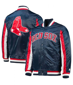 Chaqueta Varsity de Satén con Botones, Estilo Moderno, para Hombre, Informal, para la Universidad, Transpirable - Product Image 1
