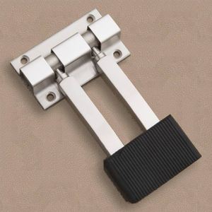 Tope de puerta de doble varilla cuadrada de acero inoxidable de 4 pulgadas - Product Image 1