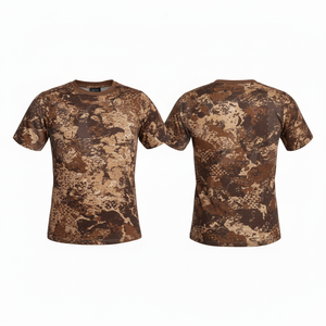 เสื้อยืดคอกลมแขนสั้นพิมพ์ลายแบบนามธรรมตามสั่ง ประสิทธิภาพสูงสำหรับกิจกรรมกลางแจ้ง ระบายอากาศได้ดี เหมาะสำหรับใส่ลำลองหรือฝึกกีฬา - Product Image 4