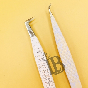 Pinzas de Extensión de Pestañas de Alta Calidad, Pinzas para Pestañas de Visón con Mango Suave y Punta Precisa, Especiales para Pestañas, con Logotipo - Product Image 6
