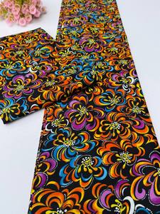 Wholesale Bold African Wax Print & Ankara Cotton Fabric for Clothing Production Tanzania Africa - Product Image 5