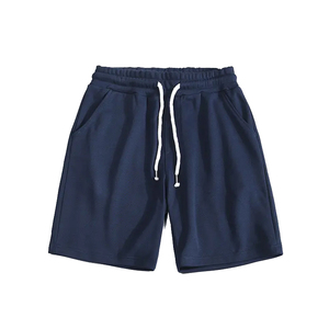 Pantalones Cortos Bermuda de Algodón Rojo Sólido para Hombre, Cintura Media, con Cordón, Estilo Casual, Tejidos y Transpirables - Product Image 6