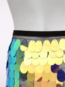 Falda larga de danza del vientre para mujer, pañuelo de cadera con cordones, trajes de danza para festivales, hip-hop, jazz, vals, fiestas temáticas musicales - Product Image 3