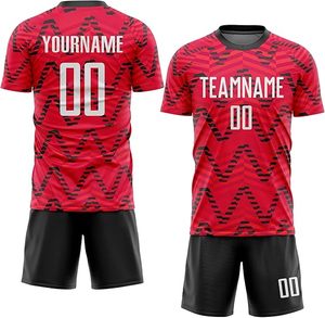 Ensemble de maillots de football personnalisés sublimés pour adultes unisexes, camouflage vert, manches courtes, uniforme de football respirant - Product Image 2