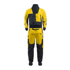 Men's High Visibility <b>Waterproof</b> <b>Work</b> Coverall Black Yellow Safety Protective Windproof Anti-static Protection - Product Image 2