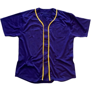 Camiseta de béisbol estilo universitario personalizada con bordado, camiseta de béisbol sublimada, camiseta de béisbol al por mayor - Product Image 4