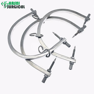 Pinzas de tracción para cráneo Gardner Wells de 26 cm de la mejor calidad con marco en forma de U y diámetro ajustable para pines craneales - Product Image 5