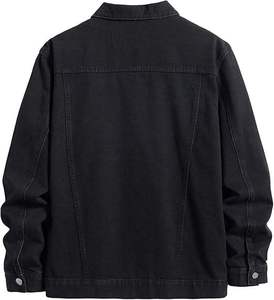 2026 Wholesale Custom Logo Vintage Wash <b>Denim</b> <b>Jacket</b> Men Stand Collar Breathable Eco-Friendly OEM Service Cotton Best Quality - Product Image 5