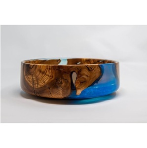 Bol en bois de haute qualité, sans BPA, fait main, écologique, en résine époxy, avec revêtement en résine premium pour bois dur naturel, durable - Product Image 1