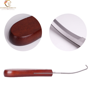 มีดตัดกีบวัว มีดตรง ด้ามไม้ เครื่องตัดกีบม้า แพะ แกะ - Product Image 5