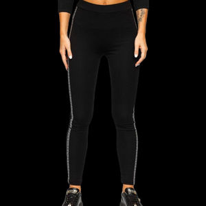 Leggings de yoga taille haute unis pour femmes, doux, extensibles, séchage rapide, sans coutures, respirants, en Spandex, pour le sport et les activités. - Product Image 4